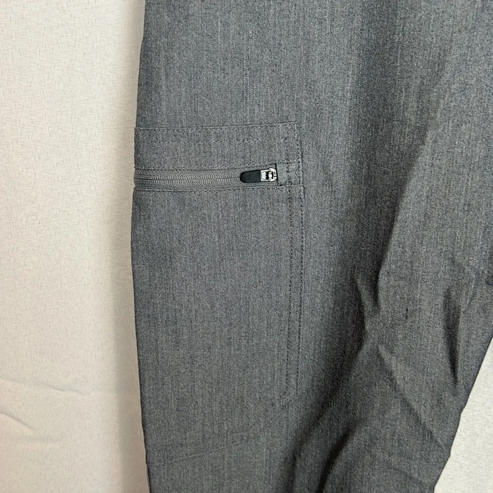 Figs Yola Technical Collection Graphite Teal drawstring skinny scrub siz… - Picture 4 of 12